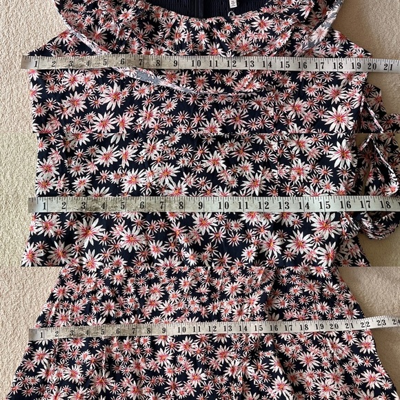 NWT Charles Henry Navy Floral Fit & Flare Dress XL - Picture 9 of 11